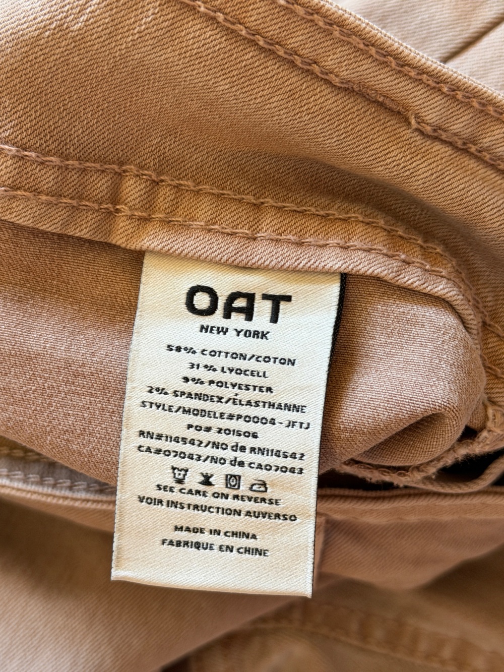 OAT New York Wide Leg Raw Hem Jeans - Picture 7 of 11